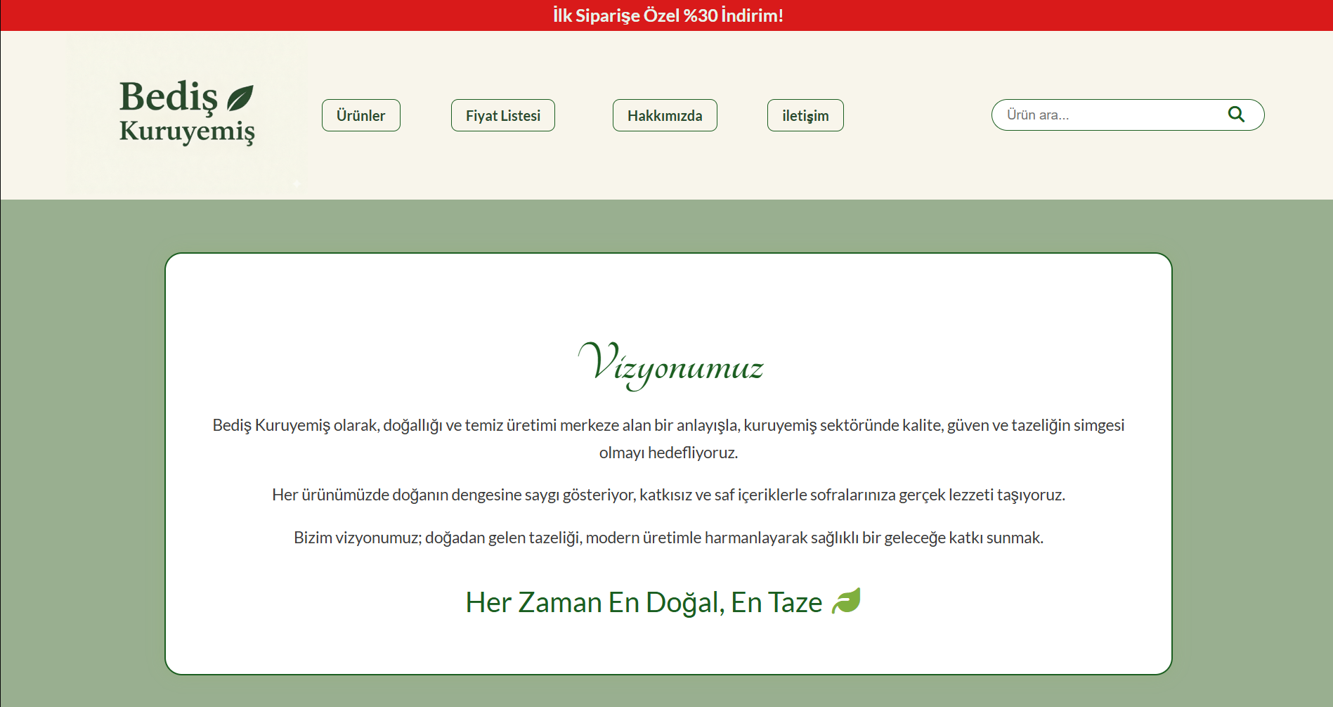 Bediş Kuruyemiş